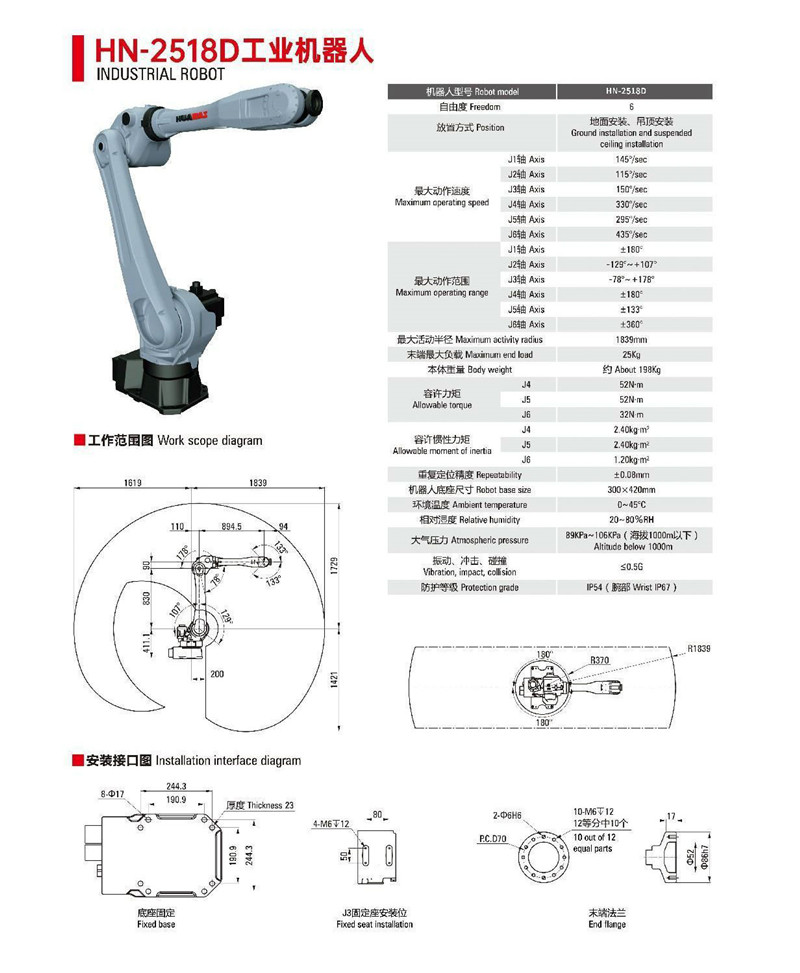 HN-2518D工業(yè)機器人