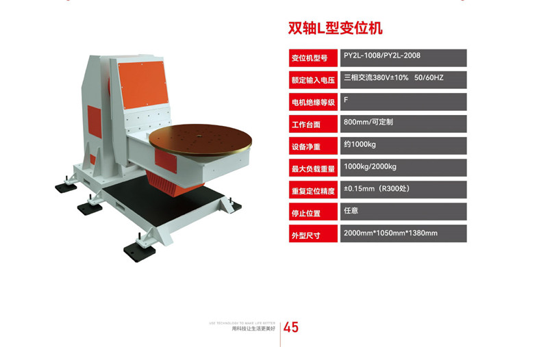 雙軸L型變位機